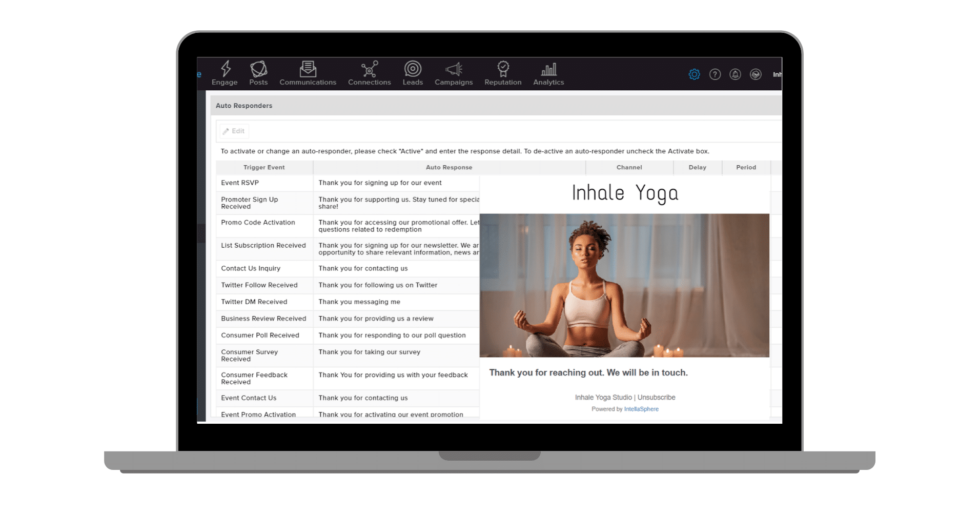 IS-Yoga-Schedule-auto-responders Set up auto-responders